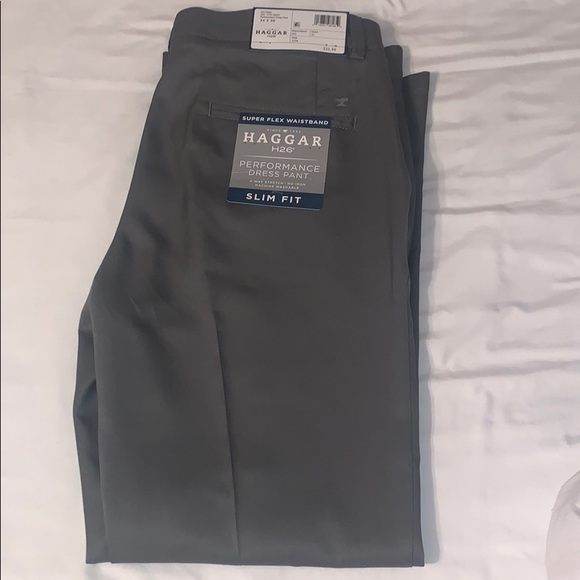 haggar h26 performance dress pant slim fit